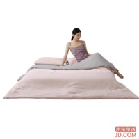 JD Two-Color Soft 100% Natural Wild Silk Quilt A-Class Quilt Summer Comforter Core Summer Quilt 2.2X2.4m