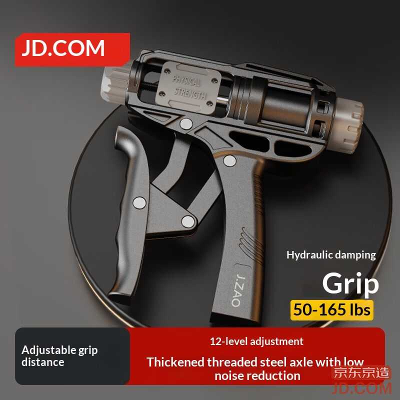 JD Hydraulic Hand Grip Exerciser - Adjustable Arm, Grip, Wrist Trainer for Men & Women