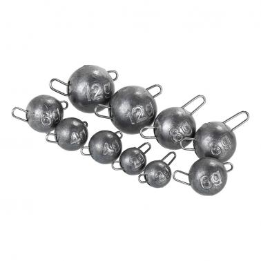 10PCS Bullet Weights Sinker Weight 2g/4g/6g/8g/12g Bullet Weights Terminal Tackle Fishing Tackle Jig Head Lead Sinker