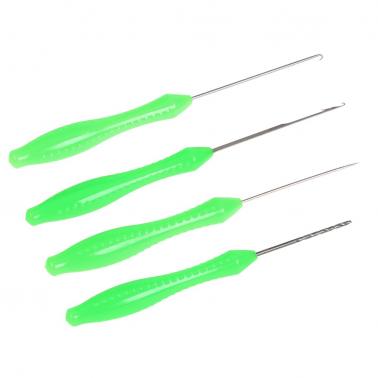 Pack of 4Pcs Bait Needle Set Hook Drill Boilie Stringer Baiting Rig Tool Carp Fishing Terminals